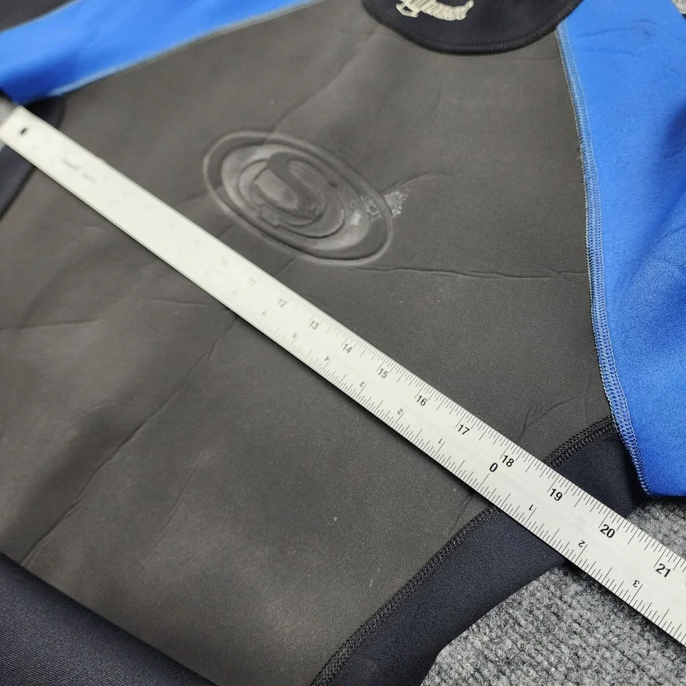 SeaQuest Mens XL Wetsuit Shorts Blue Black‎ Shorty Surf Dive Swim Snorkle